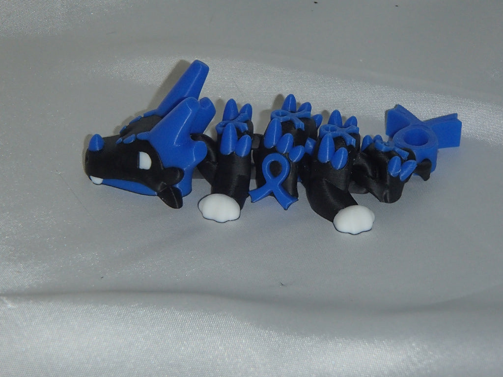 mini-Ribbon Dragon blue