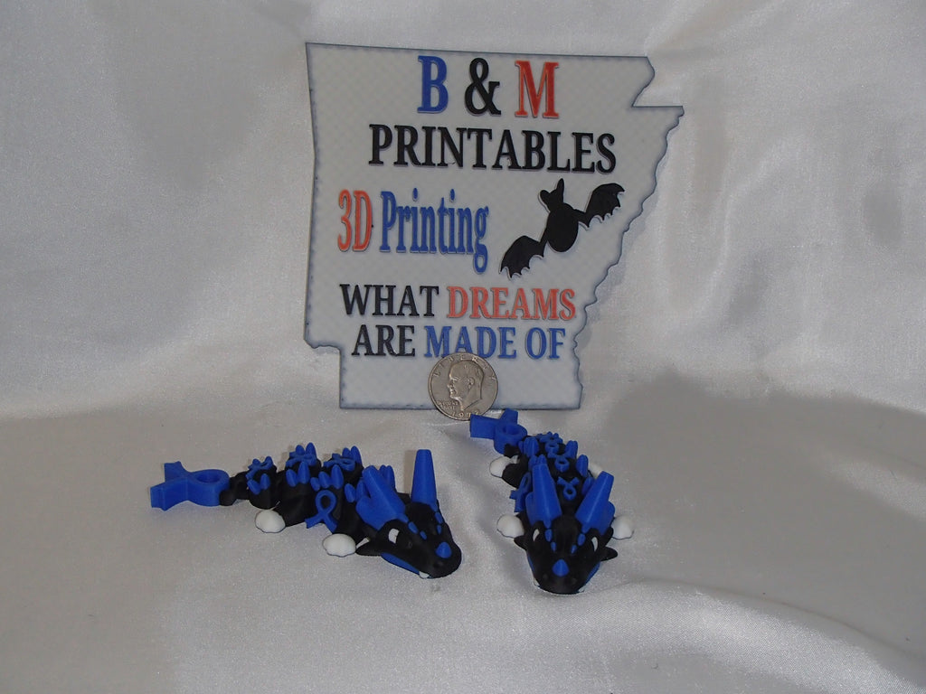 mini-Ribbon Dragon blue