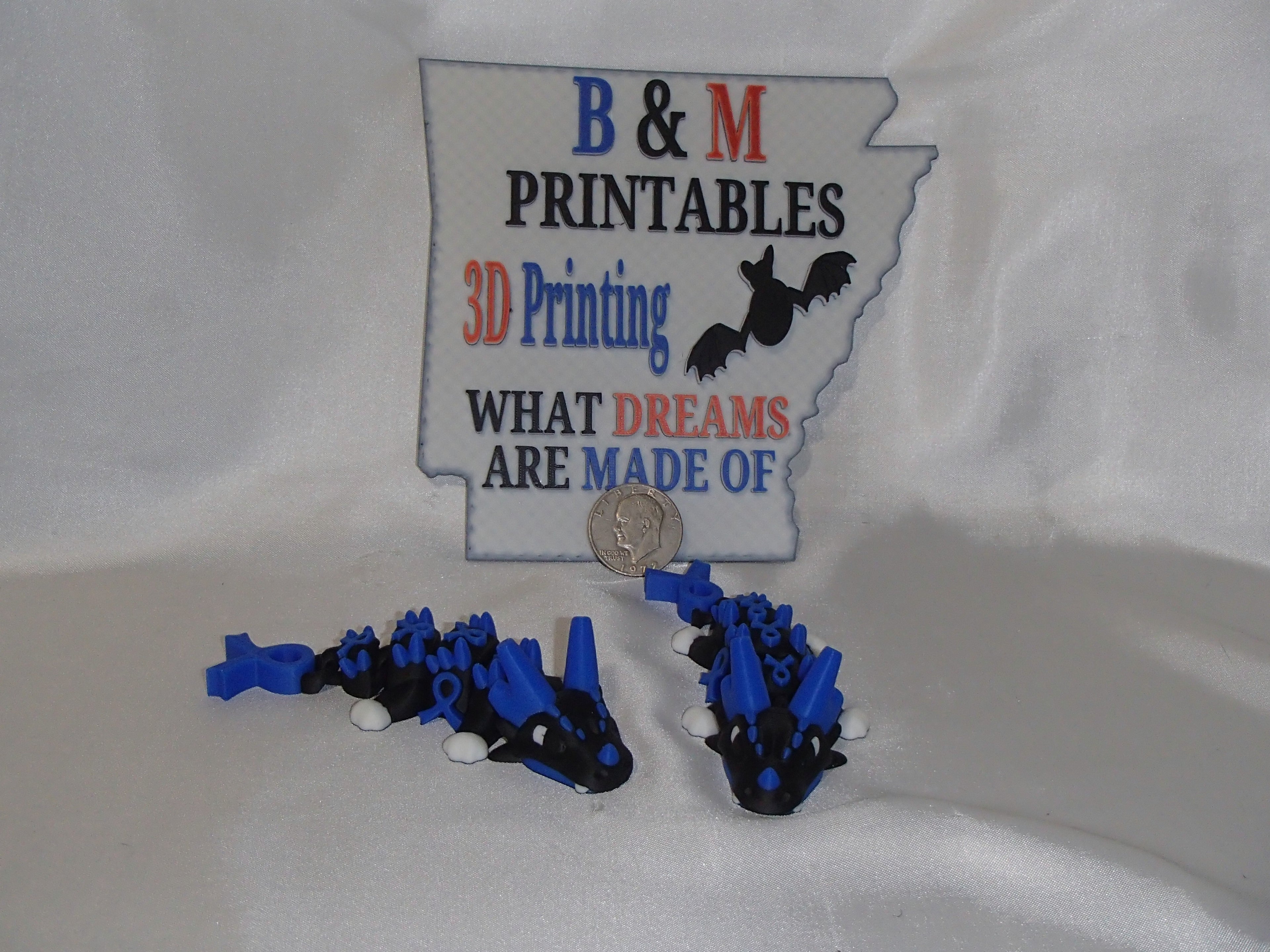 mini-Ribbon Dragon blue