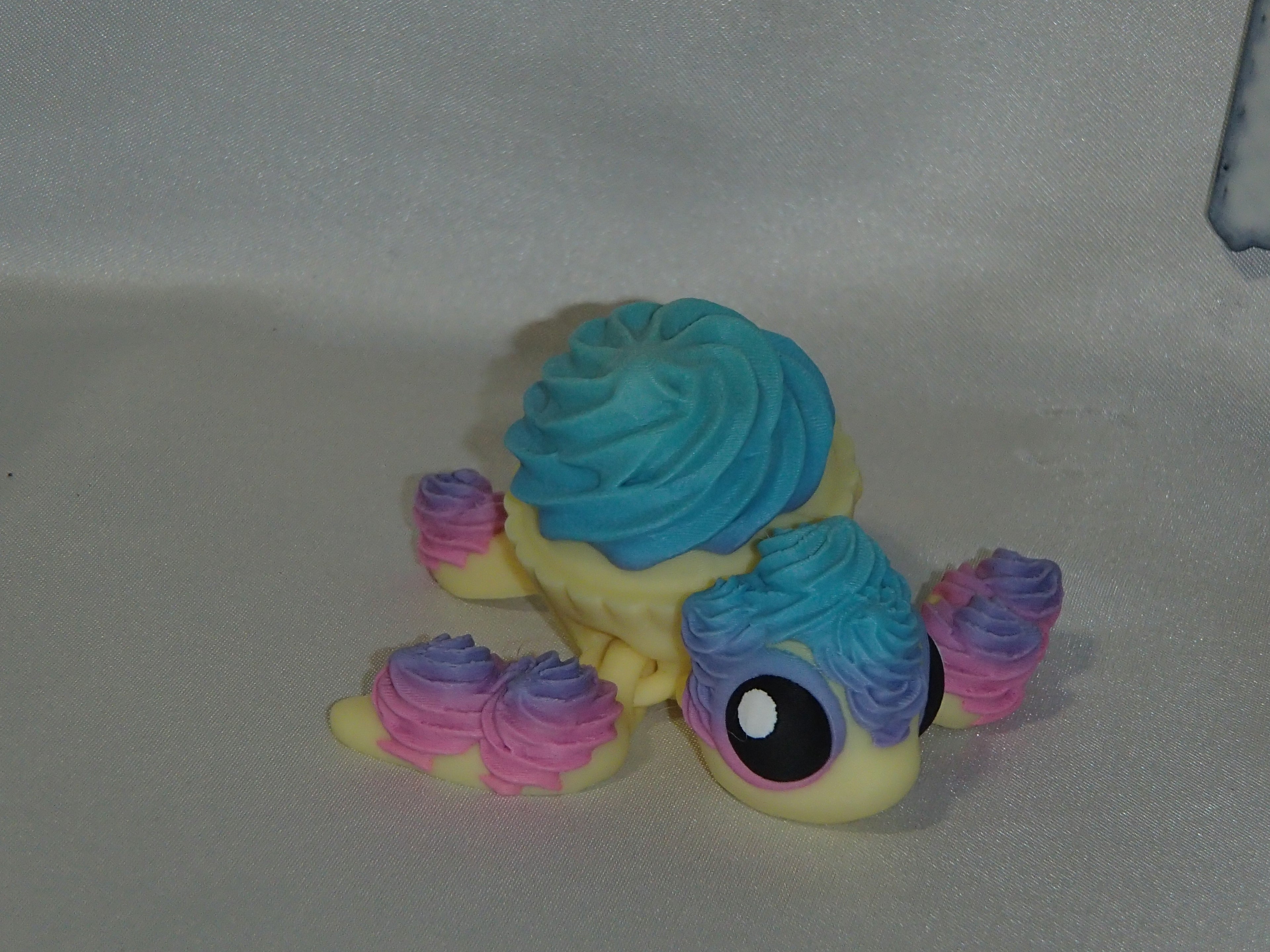 Cup Cake Turtle blue top